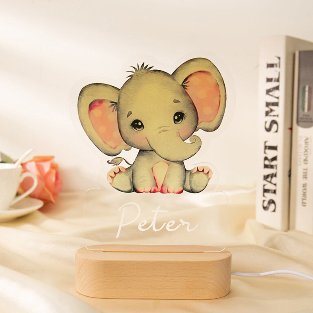 Animal Acrylic Night Light Children