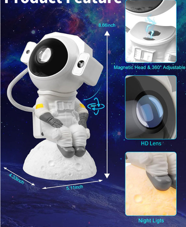 Astronaut Starry Sky Projection Lamp Laser Atmosphere