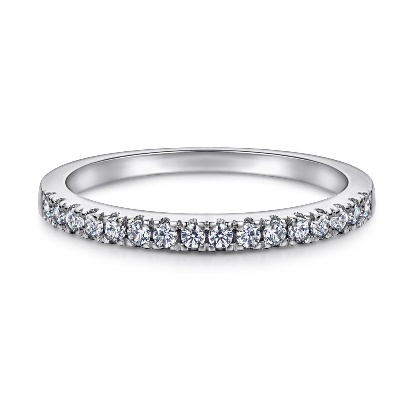 S925 Sterling Silver Niche Stacked Ring Women's Personality