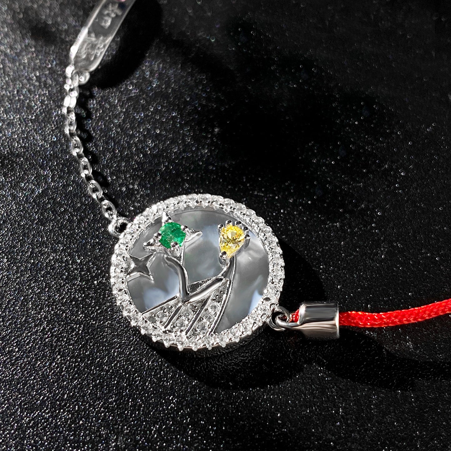 Simple Emerald Bracelet Female Original Design S925 Silver Virgo Bracelet
