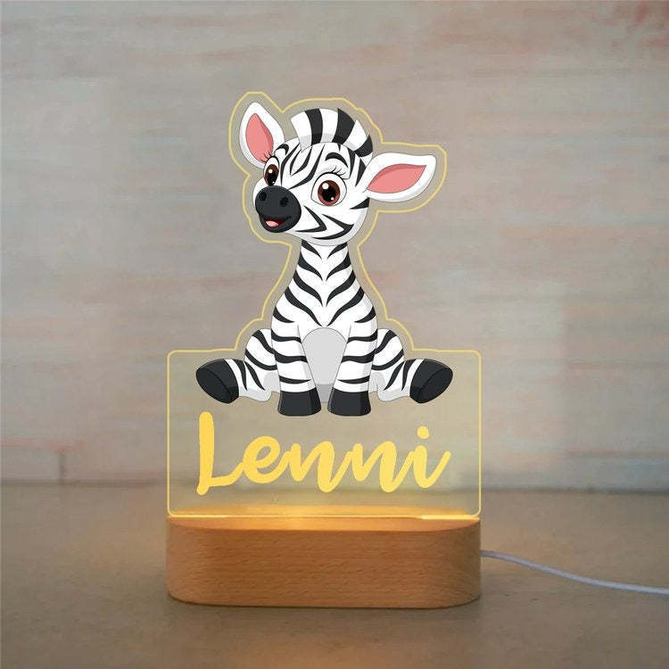 Animal Acrylic Night Light Children