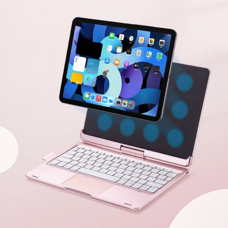 12.9 Inch Wireless Backlit Touch Rotary Bluetooth Keyboard