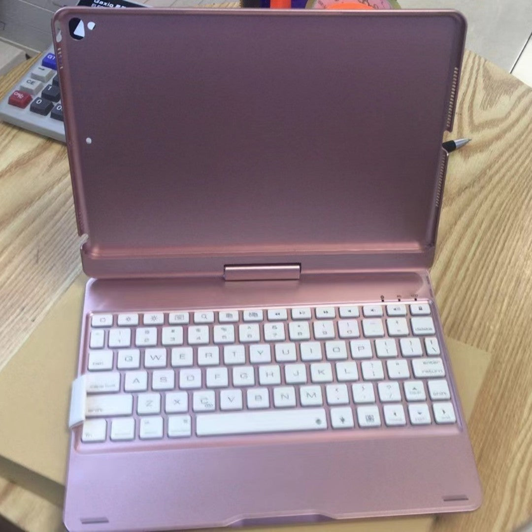 12.9 Inch Wireless Backlit Touch Rotary Bluetooth Keyboard