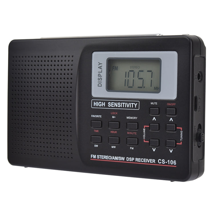 CS-106 9KHZ Multifunctional Full Band Digital Demodulation Stereo Radio Receiver, 9KHZ