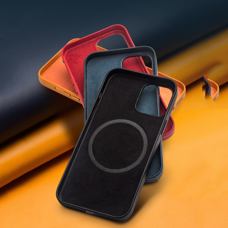 QIALINO Nappa Leather Shockproof Magsafe Case, For iPhone 12 mini, For iPhone 12 Pro Max
