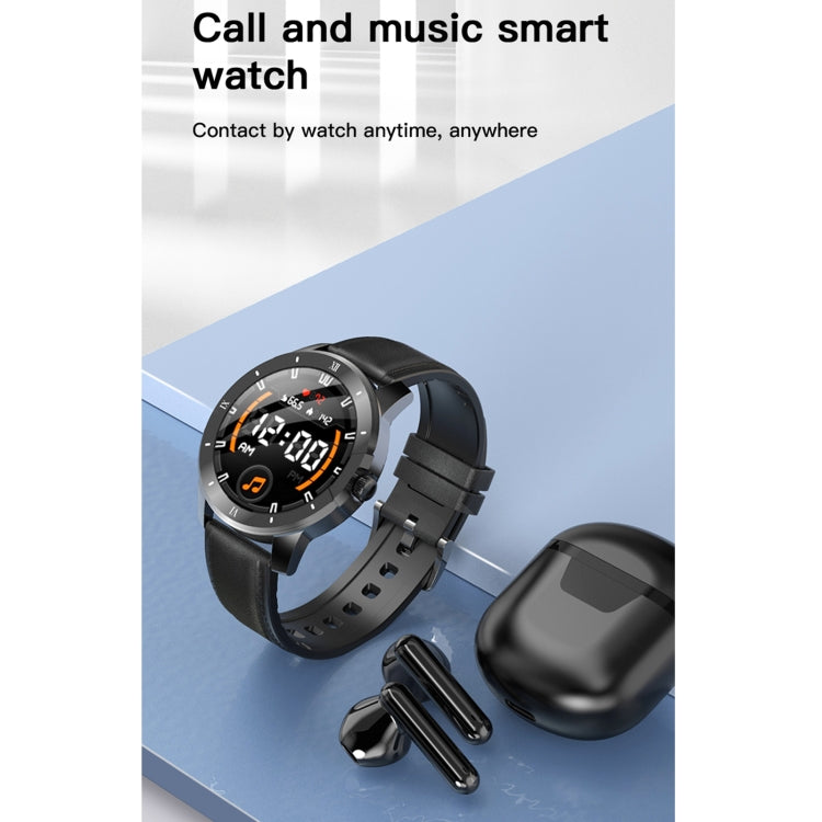 MX12 1.3 inch IPS Color Screen IP68 Waterproof Smart Watch, Support Bluetooth Call / Sleep Monitoring / Heart Rate Monitoring, Steel Strap