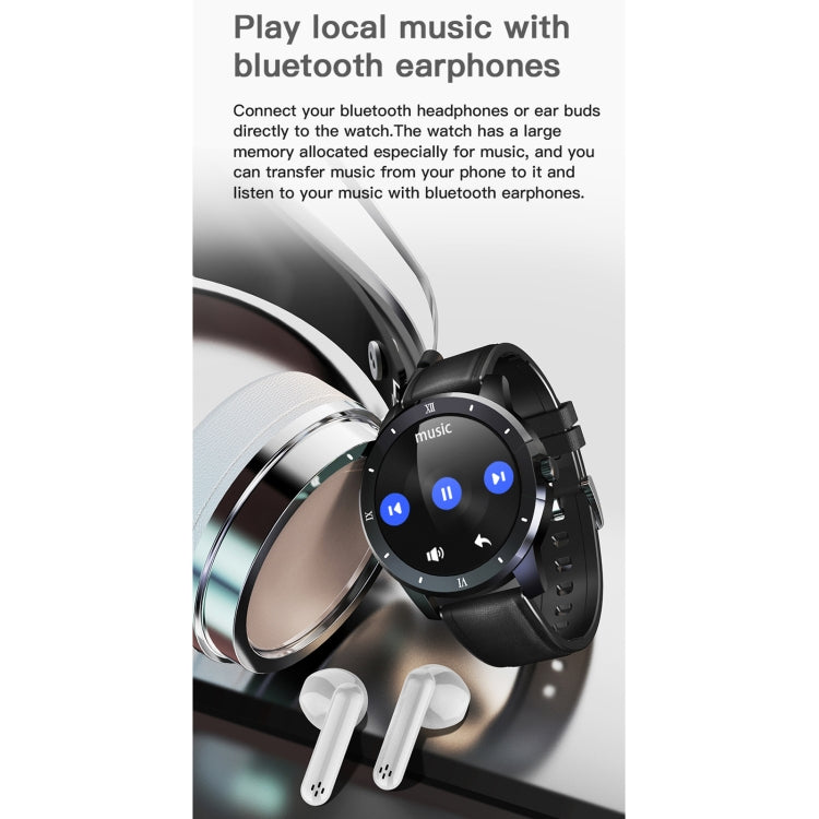 MX12 1.3 inch IPS Color Screen IP68 Waterproof Smart Watch, Support Bluetooth Call / Sleep Monitoring / Heart Rate Monitoring, Steel Strap