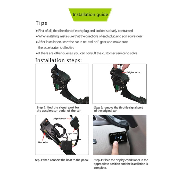 TROS KS-5Drive Potent Booster Electronic Throttle Controller, For Toyota Sienta 2003-2010, For Toyota Sienta 2011-