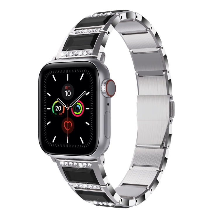 XingYao Series Two-tone Steel Strap, For Apple Watch Series 8&7 41mm / SE 2&6&SE&5&4 40mm / 3&2&1 38mm, For Apple Watch Series 7 41mm / & 6 & SE & 5 & 4 40mm, For Apple Watch Ultra 49mm / Series 8&7 45mm / SE 2&6&SE&5&4 44mm / 3&2&1 42mm