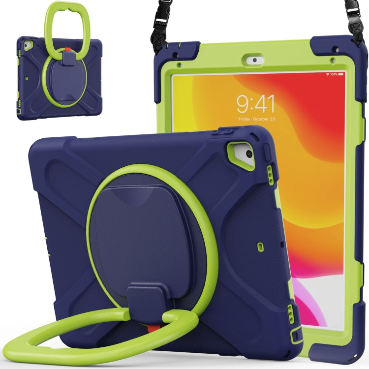 Silicone + PC Protective Case with Holder & Shoulder Strap, For Samsung Galaxy Tab S8 / Galaxy Tab S7 T870 / T875, For Samsung Galaxy Tab A7 10.4 (2020) T500 / T505, For iPad 9.7 inch (2018/2017)