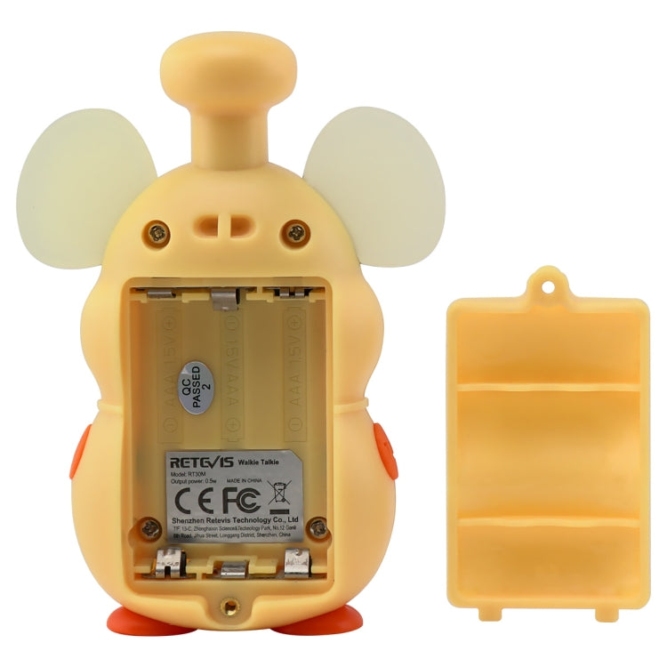 1 Pair RETEVIS RT30M 0.5W US Frequency FRS467 1CH Mouse Shape Children Handheld Walkie Talkie, RT30M,US Frequency