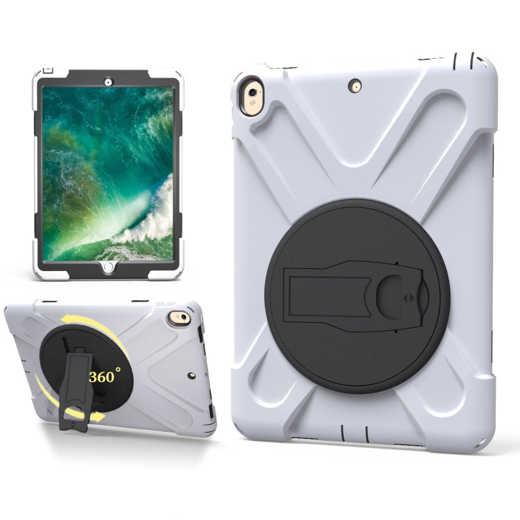 Shockproof Colorful Silicone + PC Protective Case with Holder, For iPad Pro 10.5