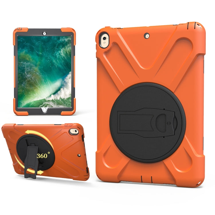 Shockproof Colorful Silicone + PC Protective Case with Holder, For iPad Pro 10.5
