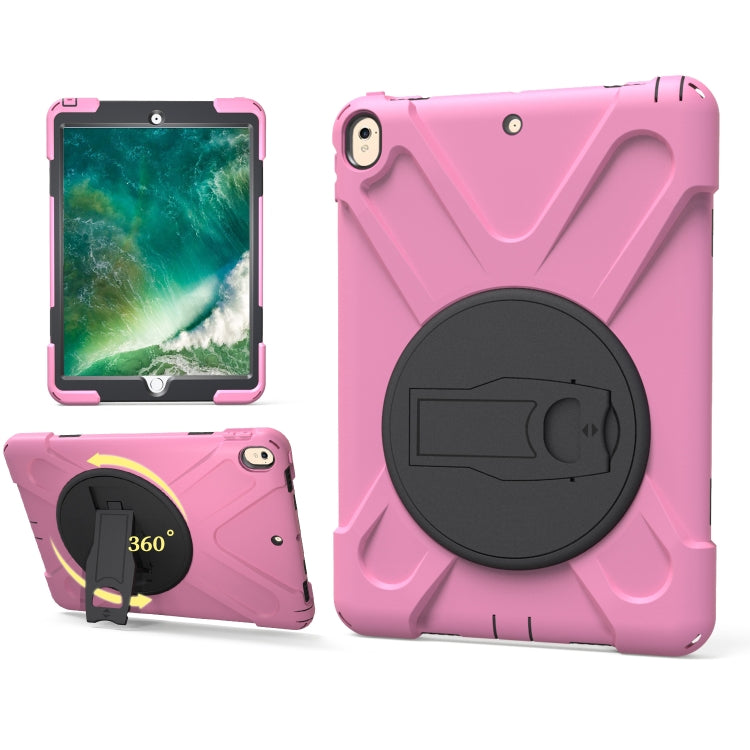 Shockproof Colorful Silicone + PC Protective Case with Holder, For iPad Pro 10.5