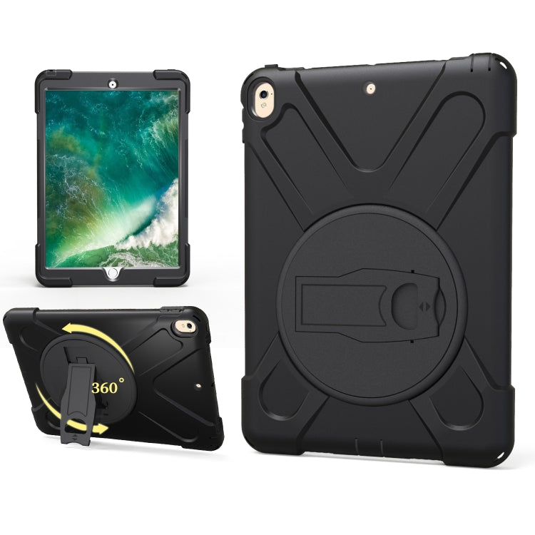 Shockproof Colorful Silicone + PC Protective Case with Holder, For iPad Pro 10.5