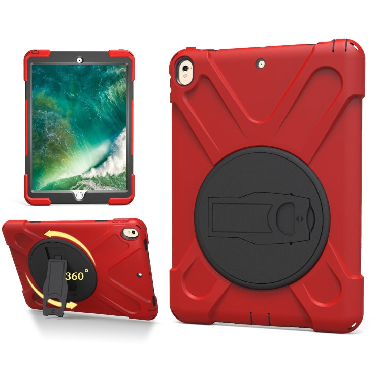 Shockproof Colorful Silicone + PC Protective Case with Holder, For iPad Pro 10.5