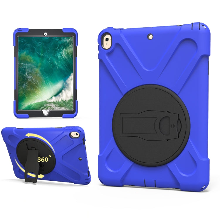 Shockproof Colorful Silicone + PC Protective Case with Holder, For iPad Pro 10.5