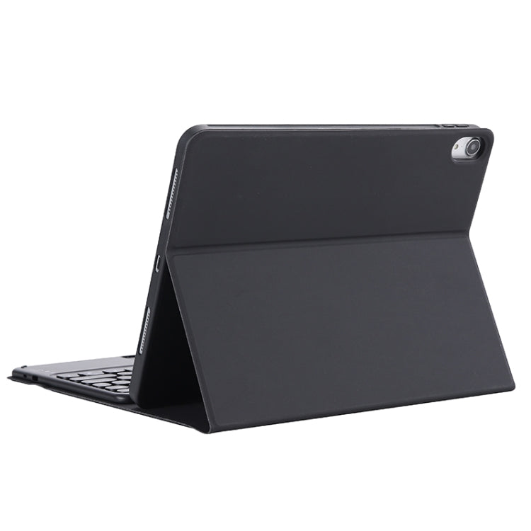 YT11B-A 2021 Detachable Candy Color Skin Texture Round Keycap Bluetooth Keyboard Leather Case with Touch Control & Pen Slot & Stand, For iPad Pro 11 2021 / Air4 / Air5 / Pro 11