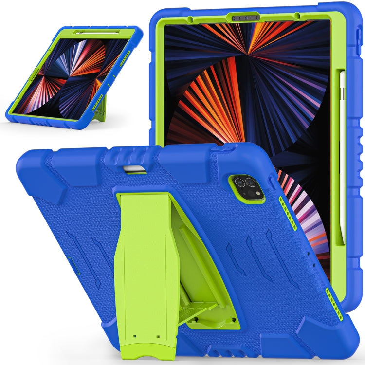 3-Layer Protection Screen Frame + PC + Silicone Shockproof Combination Case with Holder, For iPad Pro 12.9 2022 / 2021, For iPad Pro 12.9 2020