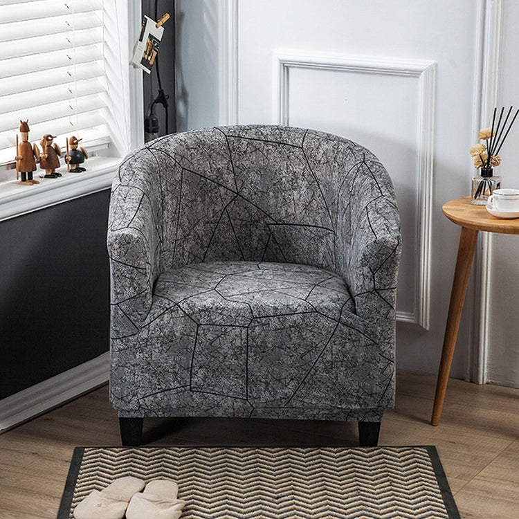 Elastic All-inclusive Single Semicircle Printed Sofa Cover, Style Grey, Grey Space, Coffee), Golden Years, Beige, Forest Story, Call of the Times, Dimension, A Prosperous, Forever, Cloud Clear