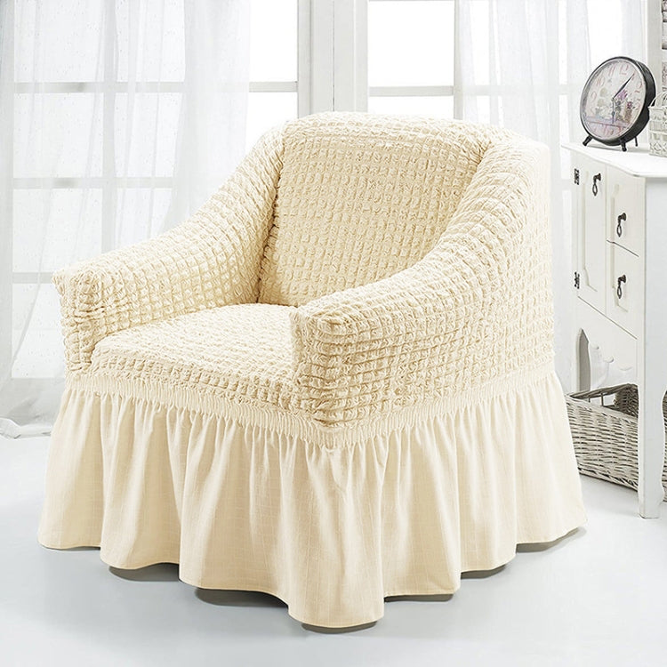 Four Seasons Universal Elastic Full Coverage Skirt Style Sofa Cover, Size: Single S 90-140cm