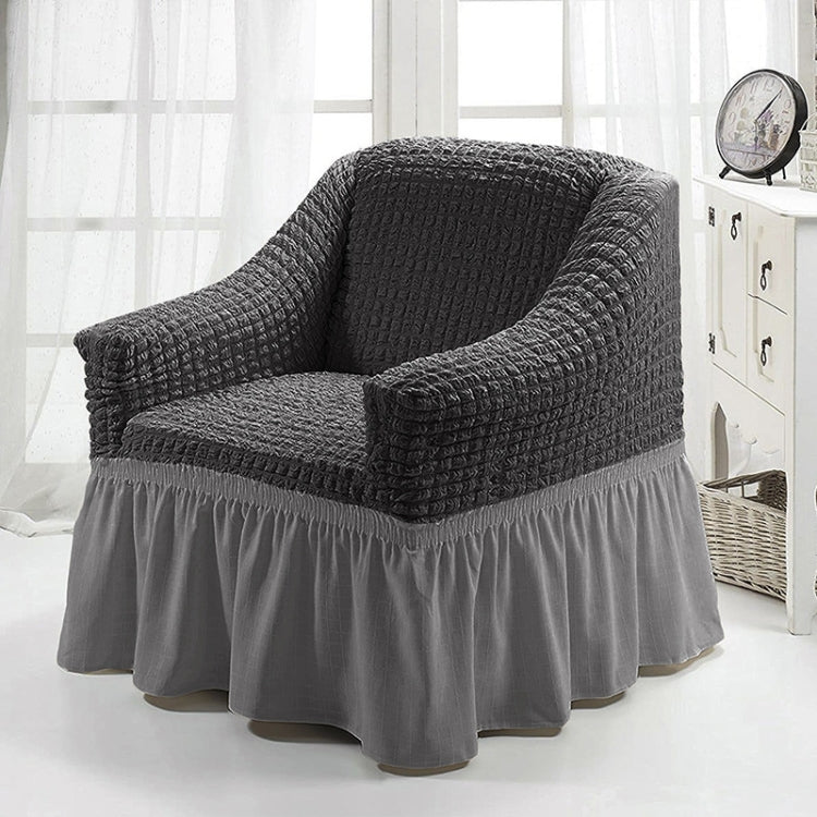 Four Seasons Universal Elastic Full Coverage Skirt Style Sofa Cover, Size: Single S 90-140cm