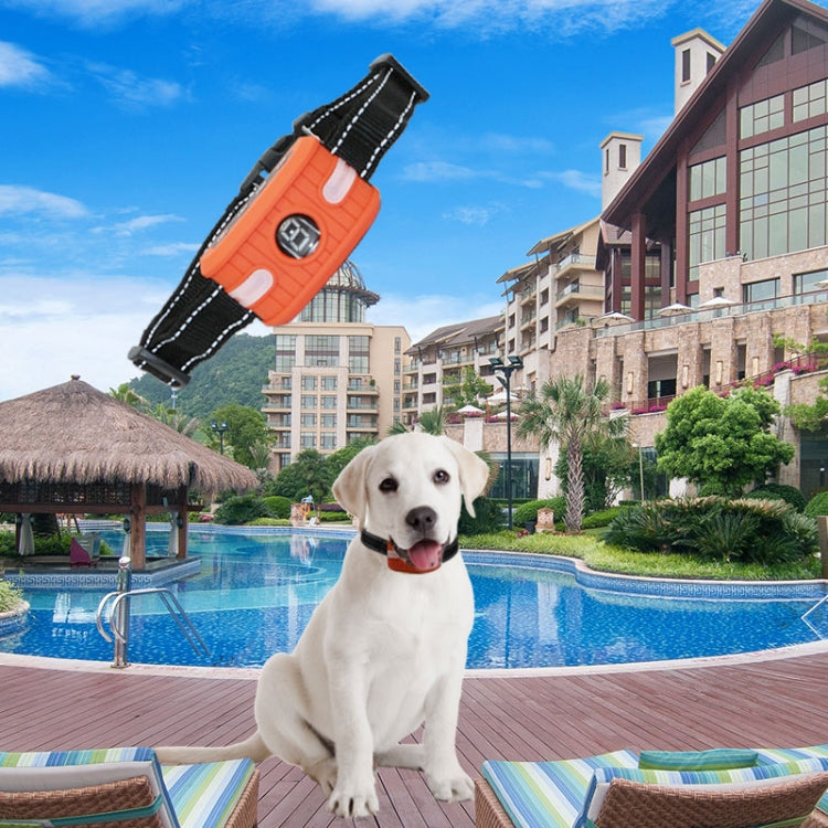 RC-302B Pet Bark Stopper Electric Shock Dog Training Collar Anti-interference Stop Calling Device, RC-302B (Orange)