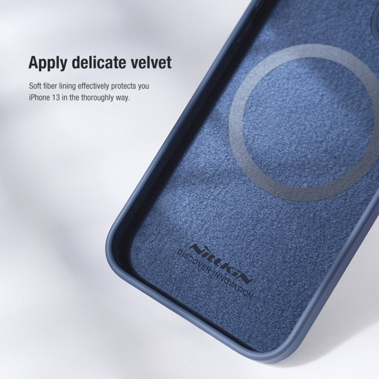 NILLKIN CamShield MagSafe Magnetic Liquid Silicone + PC Full Coverage Case, For iPhone 13, For iPhone 13 Pro