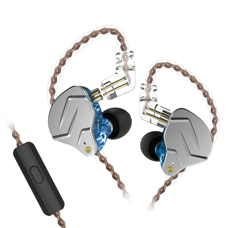 KZ ZSN Pro Ring Iron Hybrid Drive Metal In-ear Wired Earphone,, ZSN Standard Version(Purple), ZSN Mic Version(Grey), ZSN Mic Version(Blue), ZSN Mic Version(Purple), ZSN Standard Version(Grey), ZSN Standard Version(Blue)
