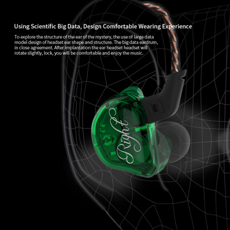 KZ ZSR 6-unit Ring Iron In-ear Wired Earphone,, ZSR Mic Version(Red), ZSR Mic Version(Green), ZSR Standard Version(White), ZSR Standard Version(Black), ZSR Standard Version(Red), Standard Version(Green), ZSR Mic Version(White), ZSR Mic Version(Black)