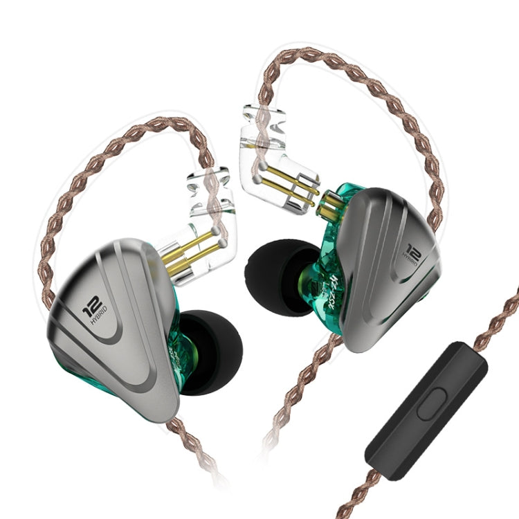 KZ ZSX 12-unit Ring Iron Metal Gaming In-ear Wired Earphone,, ZSX Standard Version(Black), ZSX Standard Version(Cyan), ZSX Standard Version(Purple), ZSX Mic Version(Black), ZSX Mic Version(Cyan), ZSX Mic Version(Purple)