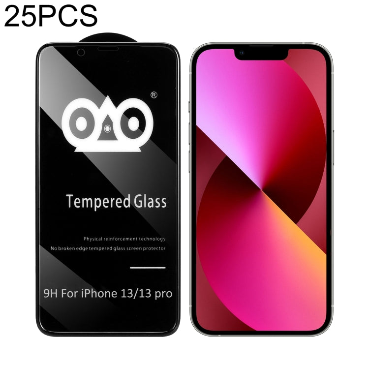 25 PCS Shockproof Anti-breaking Edge Airbag Tempered Glass Film, For iPhone 13 mini (25pcs), For iPhone 13 / 13 Pro (25pcs), For iPhone 13 Pro Max (25pcs)