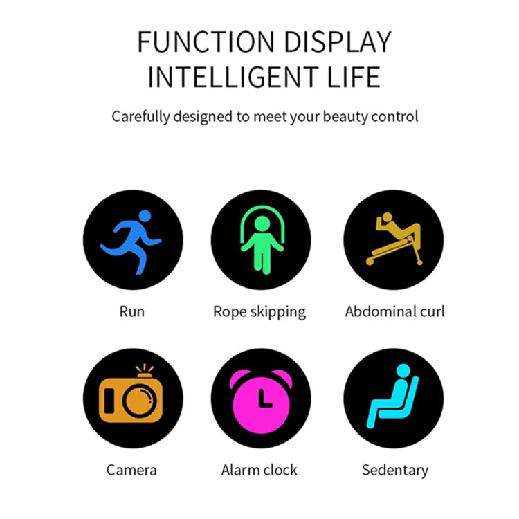 W9 Smart Sport Bracelet, Support Heart Rate Detection & Pedometer & Sedentary Reminder & Sleep Monitoring