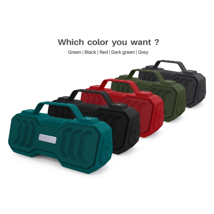 New Rixing NR-4500M Bluetooth 5.0 Portable Outdoor Karaoke Wireless Bluetooth Speaker with Microphone, NR-4500M(Black), NR-4500M(Red), NR-4500M(Green), NR-4500M(Dark Green), NR-4500M(Grey)