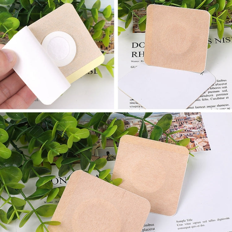 100 PCS 042 Spunlace Non-woven Stickers Anti-osmosis Three-volt Belly Button Plaster, 5x5x1.5cm, 6x6x2cm, 7x7x3cm, 8x8x4cm