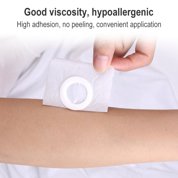 50pcs 043 Non-woven Stickers Wound Anti-seepage Three-volt Medicinal Patch, 6x6x2cm (Plum Shape), 7x7x3cm (Plum Shape), 5x5x1.5cm (Square), 6x6x2cm (Square), 7x7x3cm (Square), 8x8x4cm (Square)