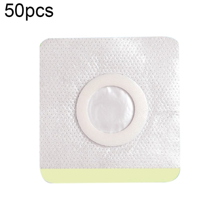 50pcs 043 Non-woven Stickers Wound Anti-seepage Three-volt Medicinal Patch, 6x6x2cm (Plum Shape), 7x7x3cm (Plum Shape), 5x5x1.5cm (Square), 6x6x2cm (Square), 7x7x3cm (Square), 8x8x4cm (Square)