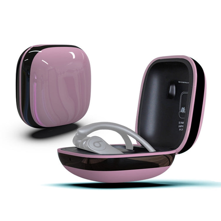 Mirror Surface Silicone + PC Wireless Earphone Protective Case for Beats Powerbeats Pro