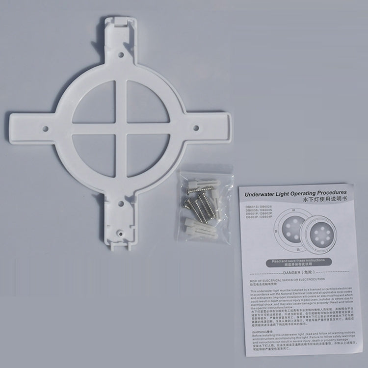 ABS Plastic Swimming Pool Wall Lamp Underwater Light, 6W, 9W, 12W, 18W, 24W, 12x3W, 18x3W