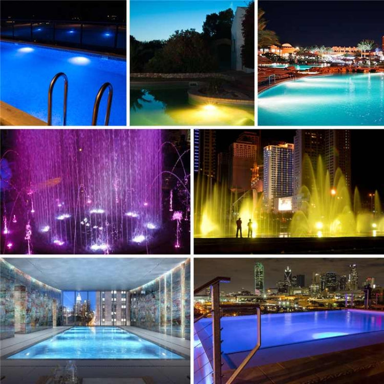 ABS Plastic Swimming Pool Wall Lamp Underwater Light, 6W, 9W, 12W, 18W, 24W, 12x3W, 18x3W
