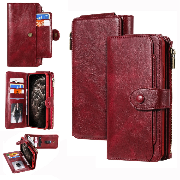 Retro Multifunctional Horizontal Flip PU Leather Case with Card Slot & Holder & Wallet & Photo Frame, For iPhone 11 Pro, For iPhone 11, For iPhone 11 Pro Max