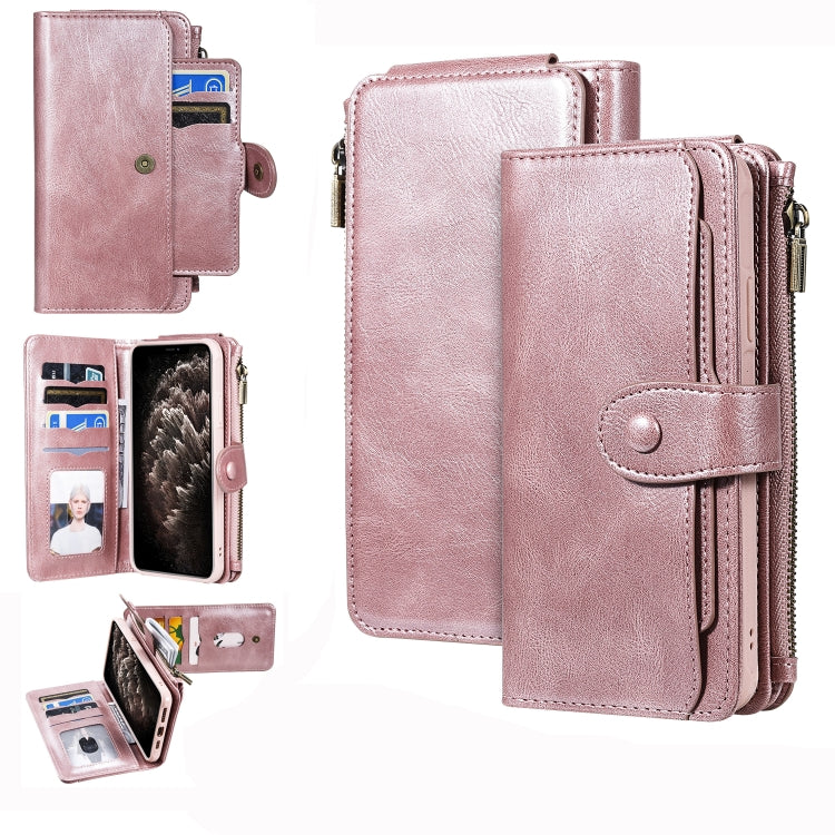 Retro Multifunctional Horizontal Flip PU Leather Case with Card Slot & Holder & Wallet & Photo Frame, For iPhone 11 Pro, For iPhone 11, For iPhone 11 Pro Max