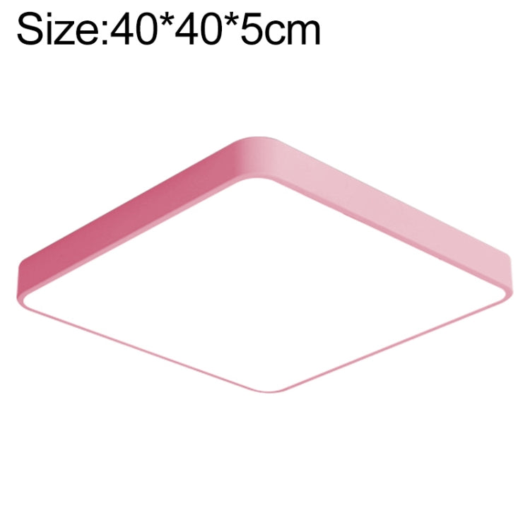 Macaron LED Square Ceiling Lamp, 3-Colors Light, 30cm, 40cm, 50cm, 60cm