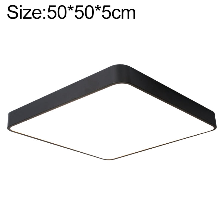 Macaron LED Square Ceiling Lamp, 3-Colors Light, 30cm, 40cm, 50cm, 60cm
