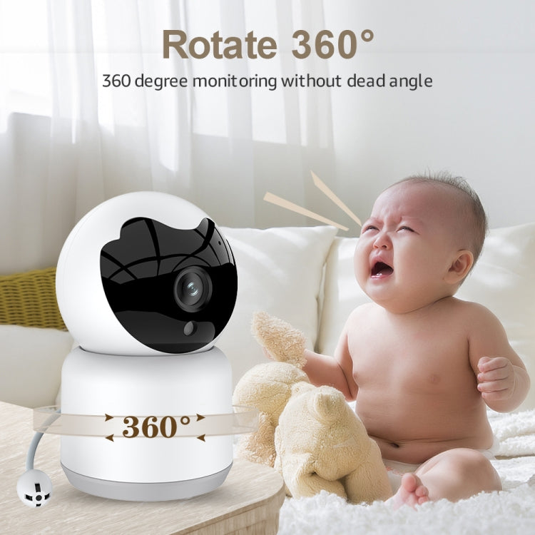 YT51 1920x1080 Home Baby Wireless Camera, Support Infrared Night Vision / Baby Crying Detection,, UK Plug, with Temperature, AU Plug, with Temperature