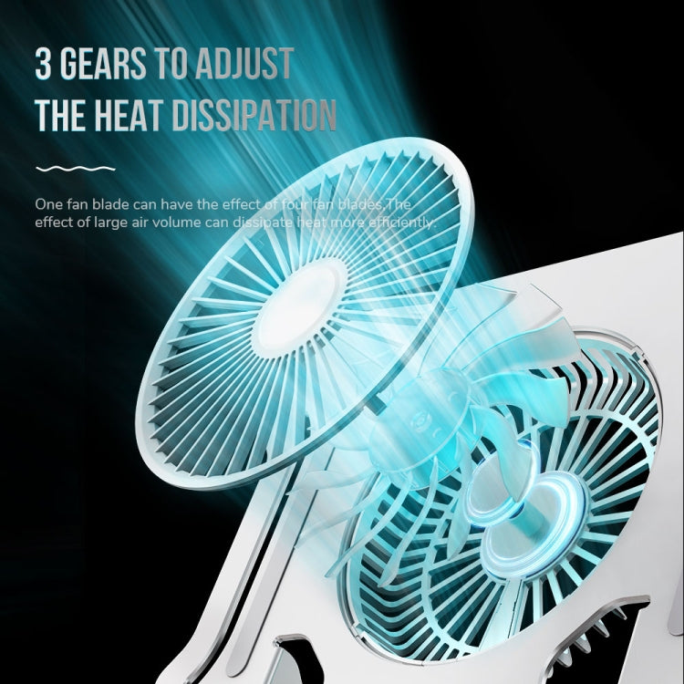 R-JUST BJ01-5 Laptop Foldable Lift Bracket with Fan
