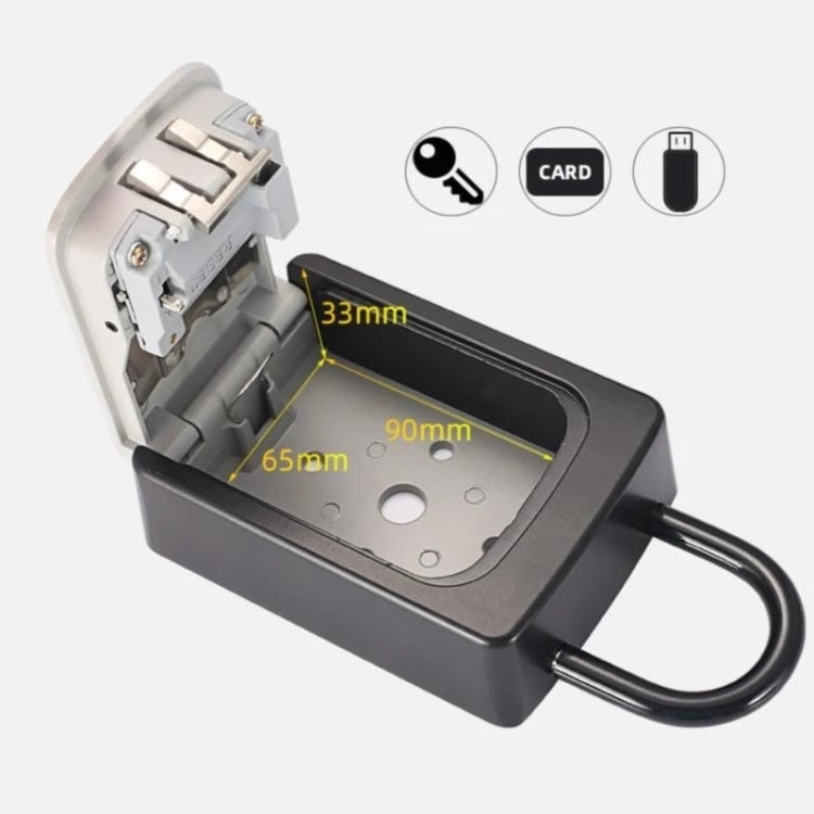 KS6500 Installation-free Hanging Decoration Key Password Box, Orange, Black, Red, Blue