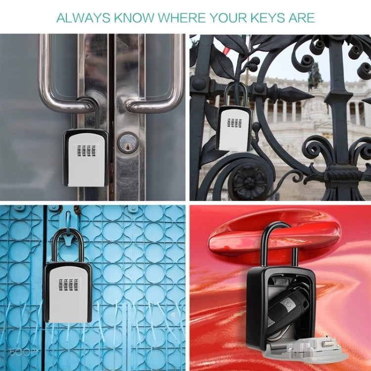 KS6500 Installation-free Hanging Decoration Key Password Box, Orange, Black, Red, Blue