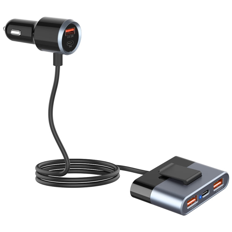 SC03 76W Output PD / QC3.0 Fast Charge Extended Car Charger, SC03