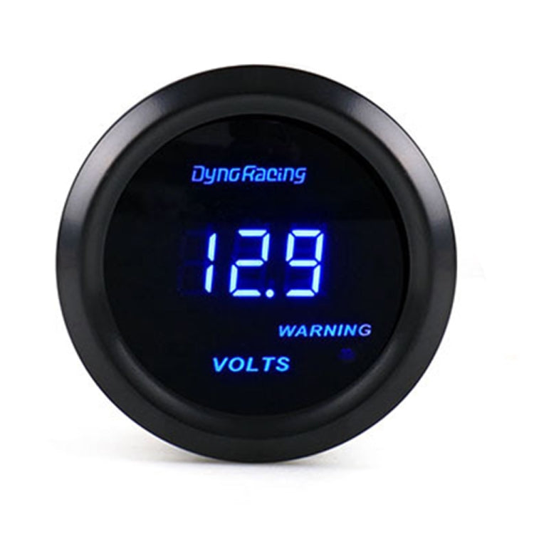 Car Modified 12V Universal 52mm Blue Light Digital Display Meter, Voltmeter, Water Temperature Gauge, Oil Temperature Gauge, Turbo Boost Gauge BAR, Turbo Boost Gauge PSI, Tachometer